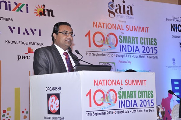Mr. NSN Murty, Director & Smart Cities Leader, PwC India, addressing the gathering.